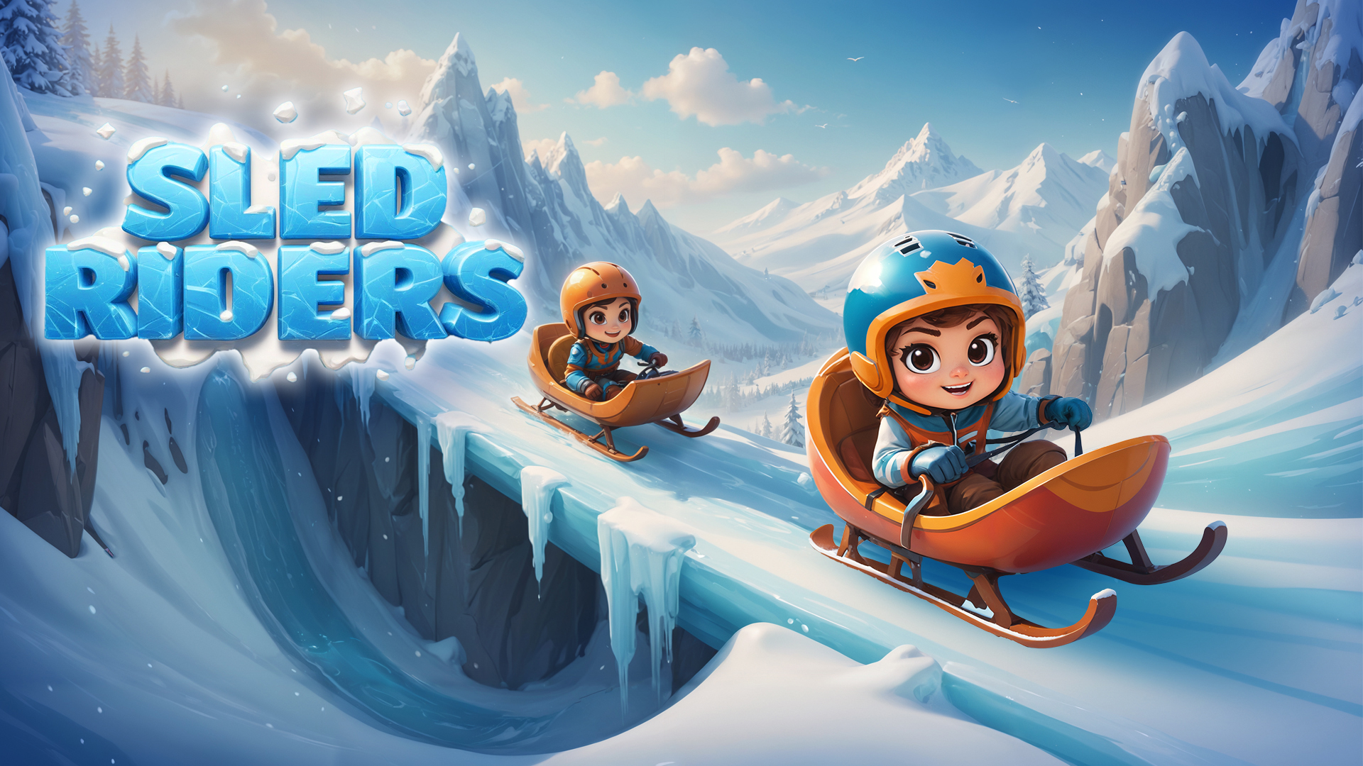 sled riders vertical card thumbnail