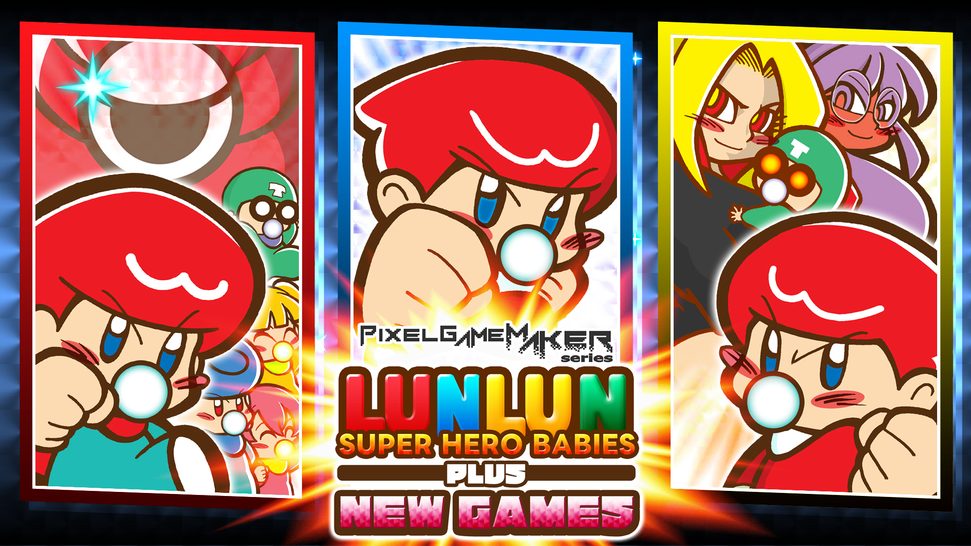 Pixel Game Maker Series LUNLUN SUPER HERO BABIES PLUS NEWGAMES