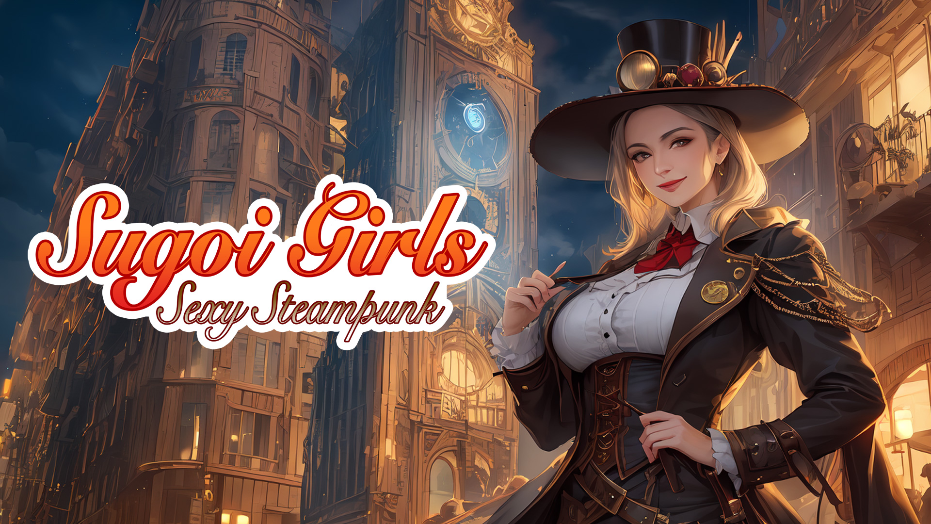 sugoi girls: sexy steampunk vertical card thumbnail