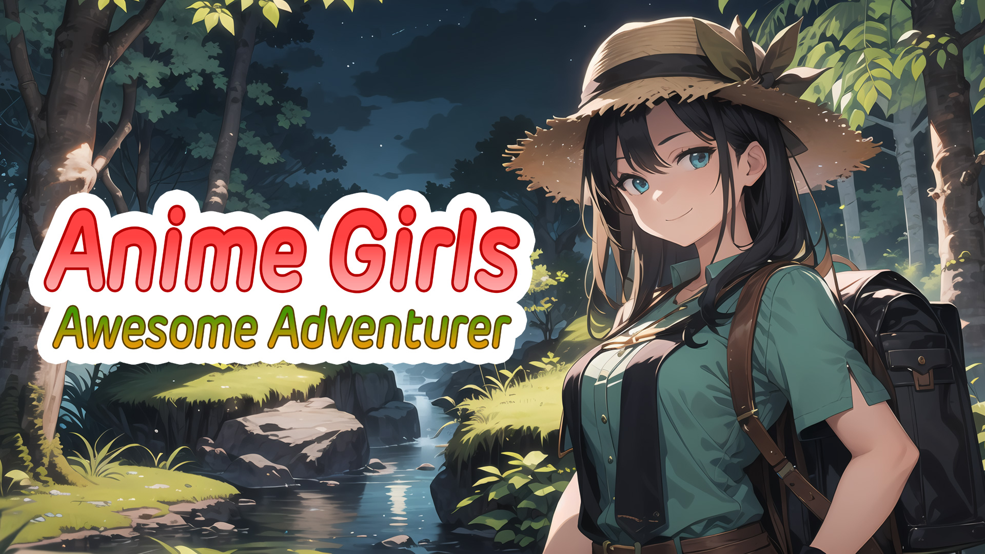 anime girls: awesome adventurer vertical card thumbnail