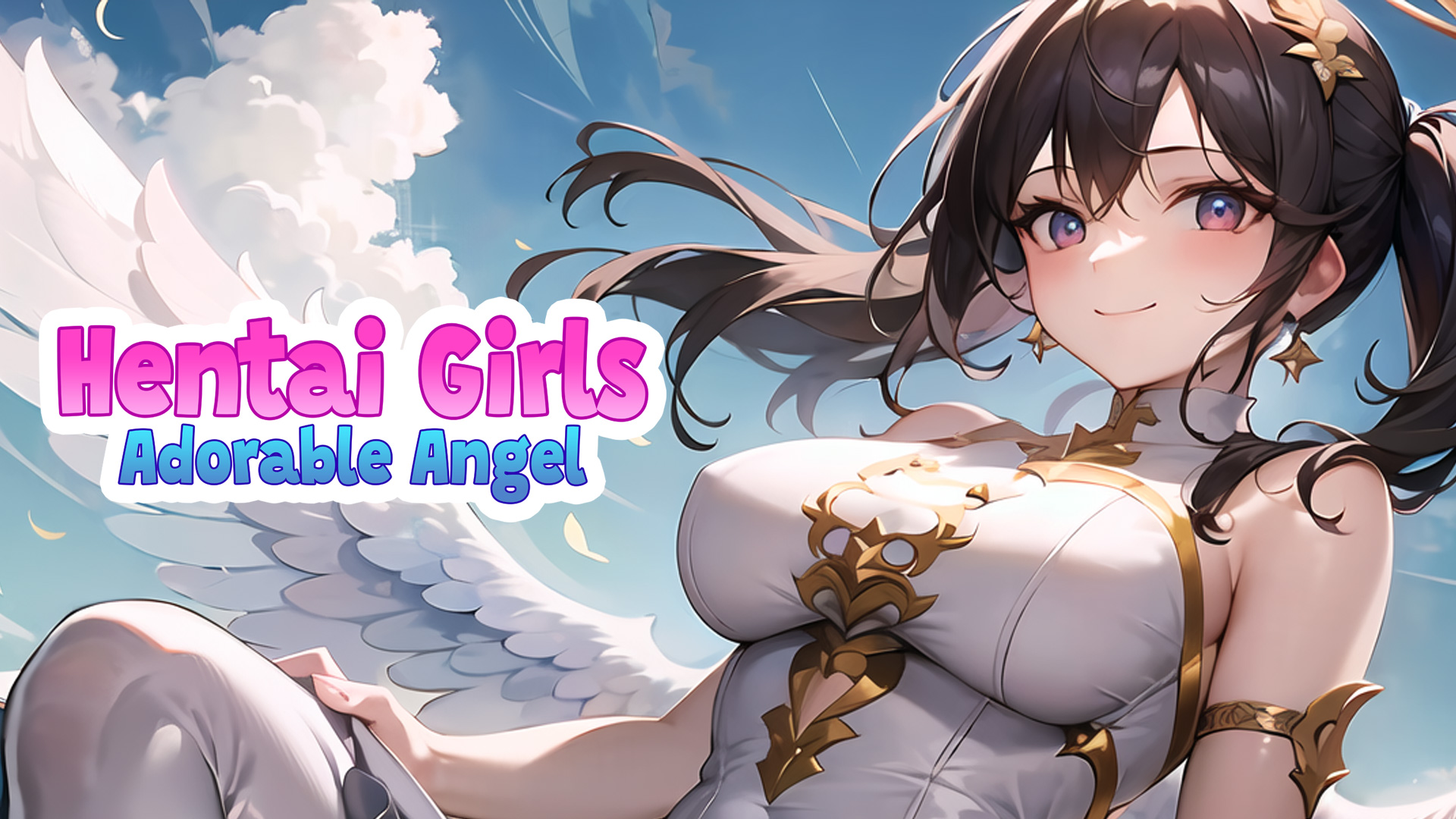 hentai girls: adorable angel vertical card thumbnail