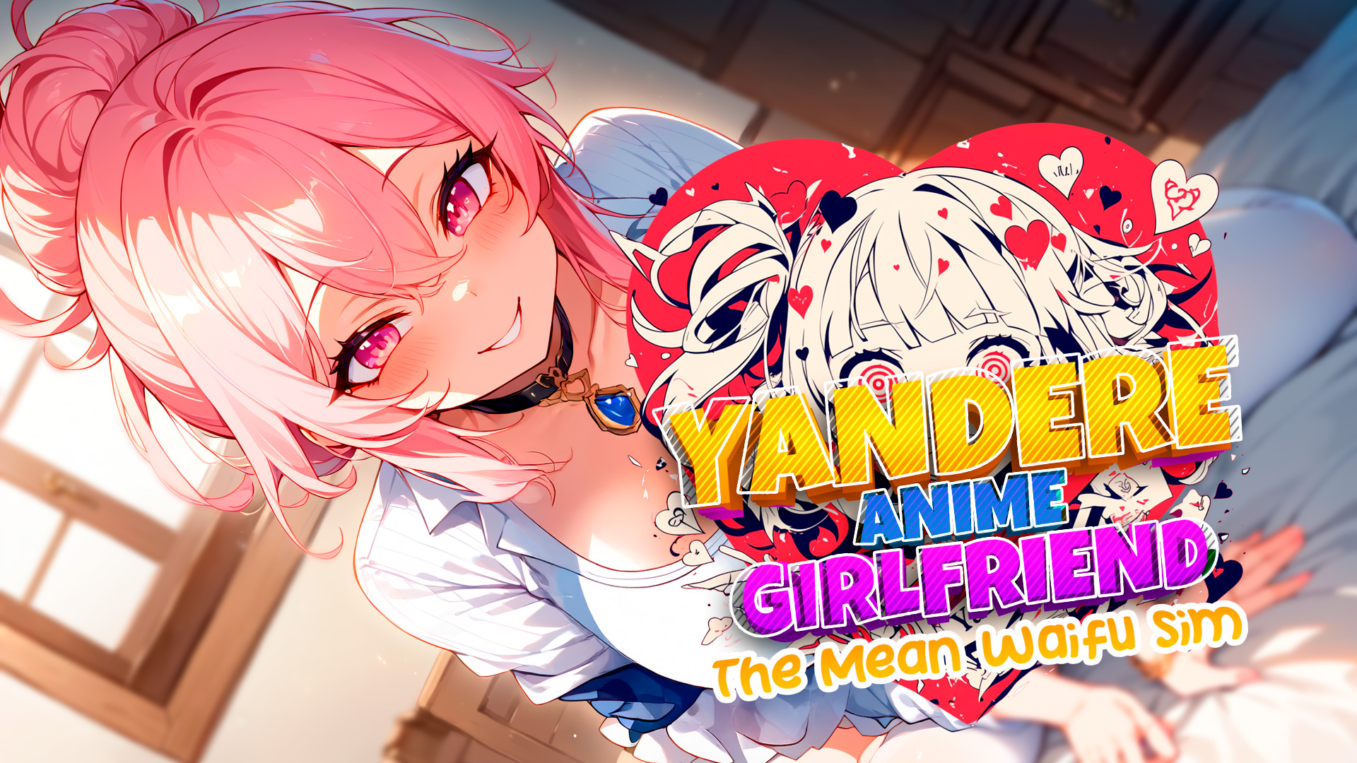 yandere anime girlfriend: the mean waifu sim vertical card thumbnail
