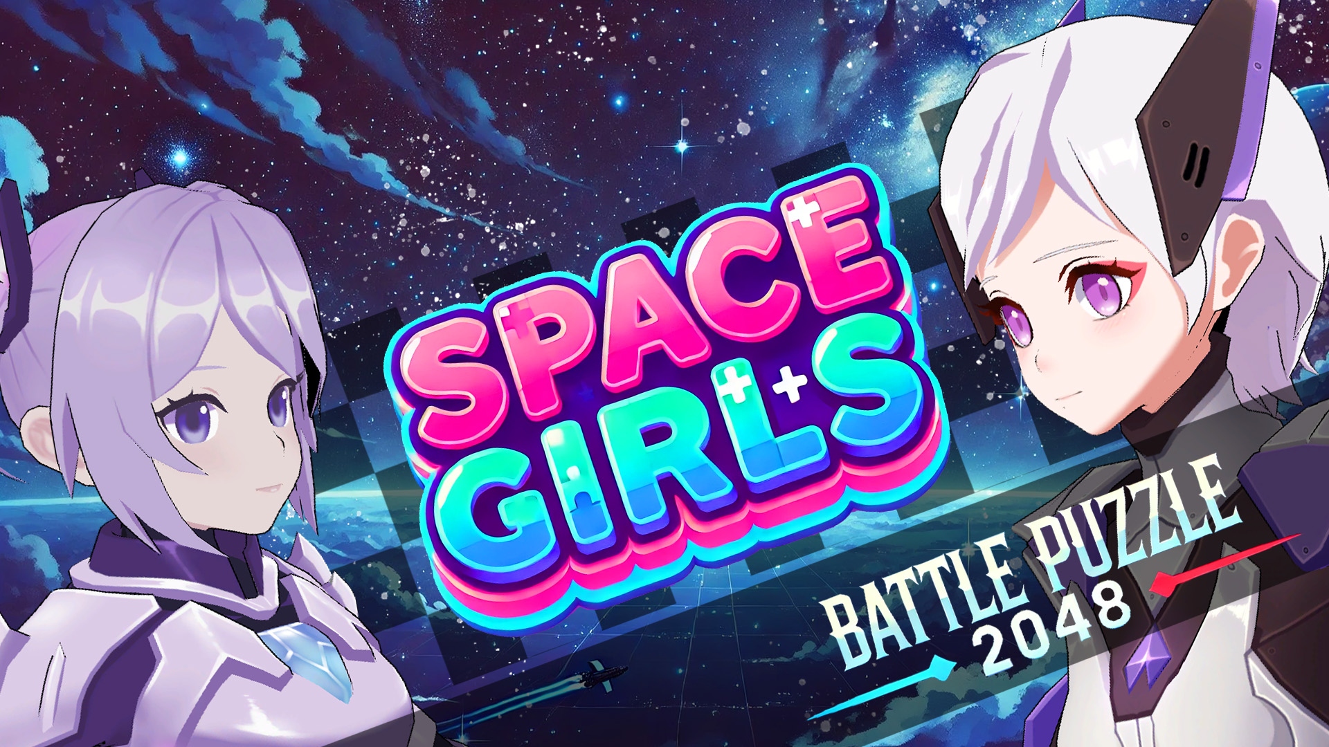 battle puzzle 2048 - space girls vertical card thumbnail