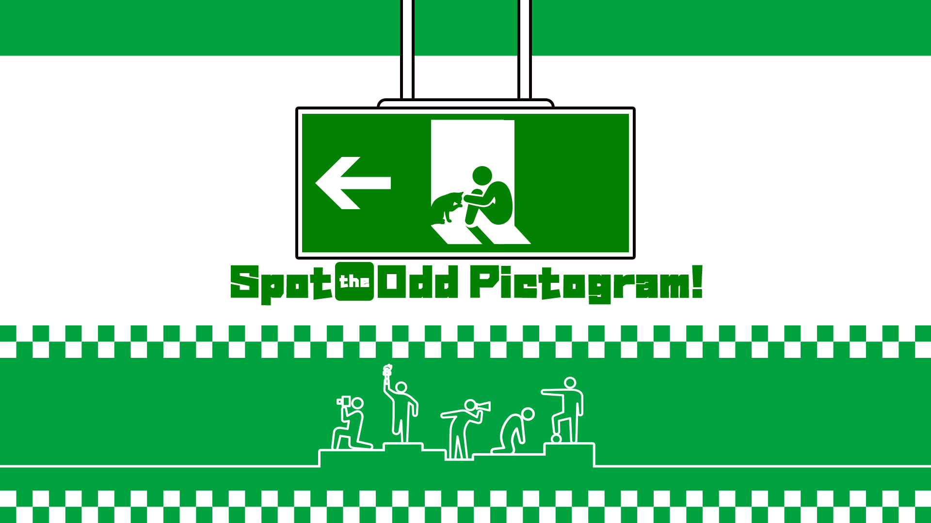 spot the odd pictogram! vertical card thumbnail