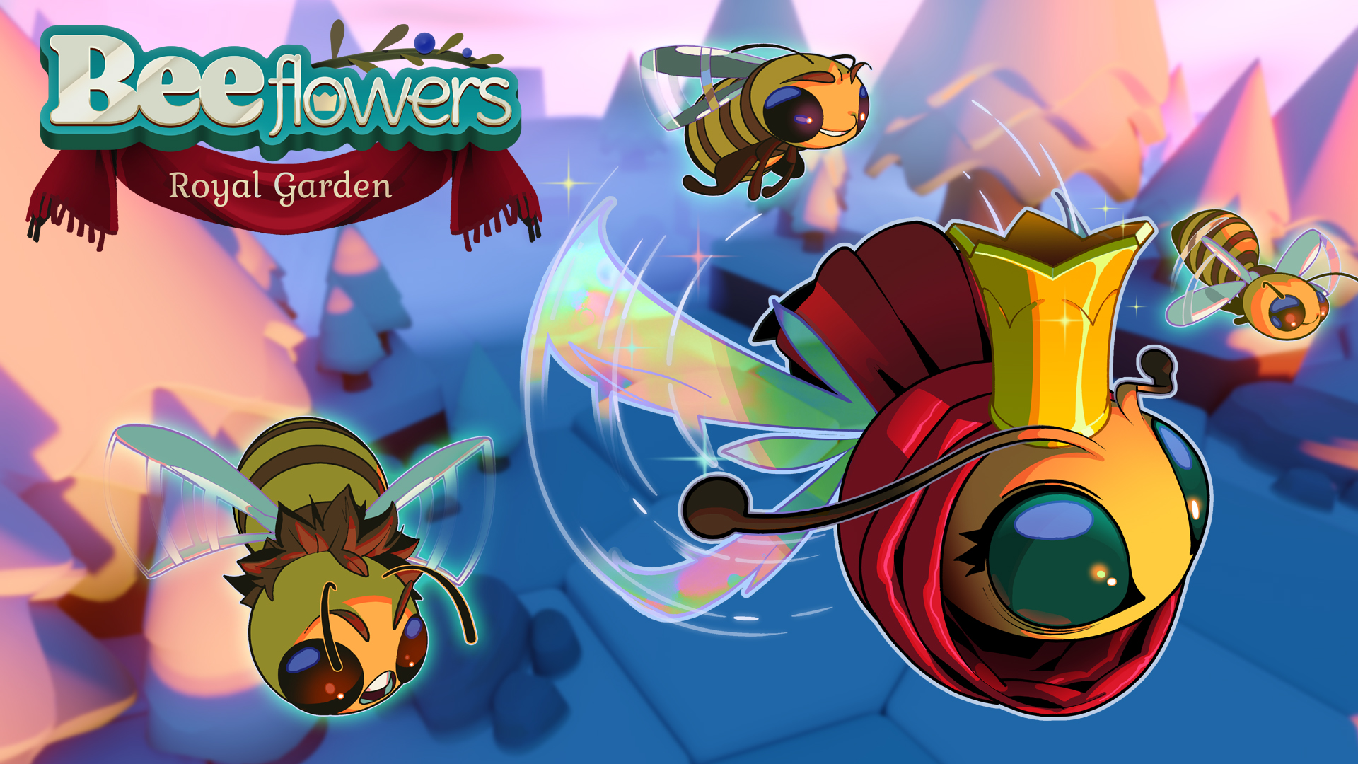Bee Flowers: Royal Garden