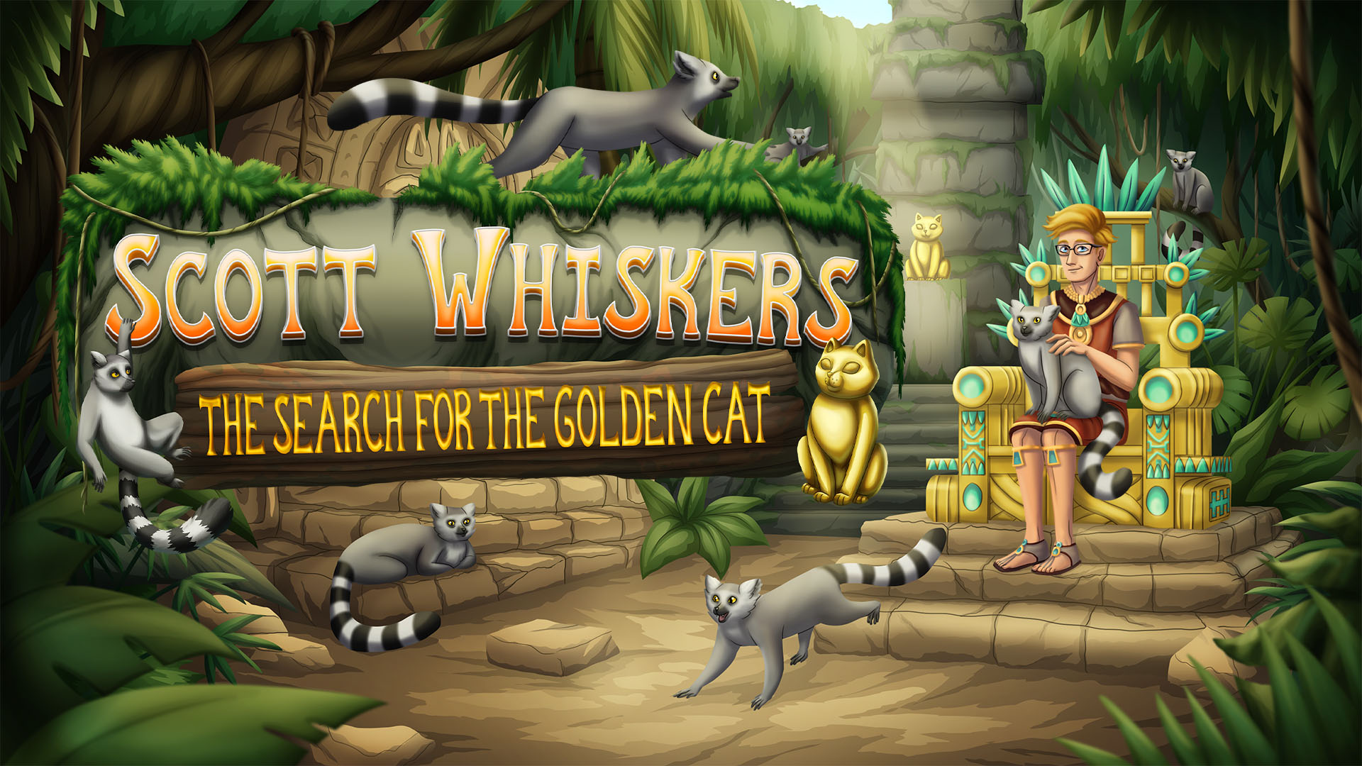 Scott Whiskers: the Search for the Golden Cat