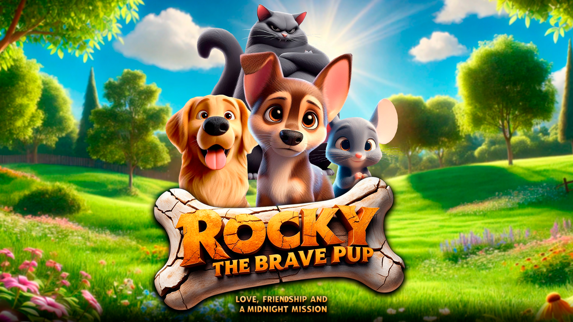 Rocky the Brave Pup: Love, Friendship and a Midnight Mission
