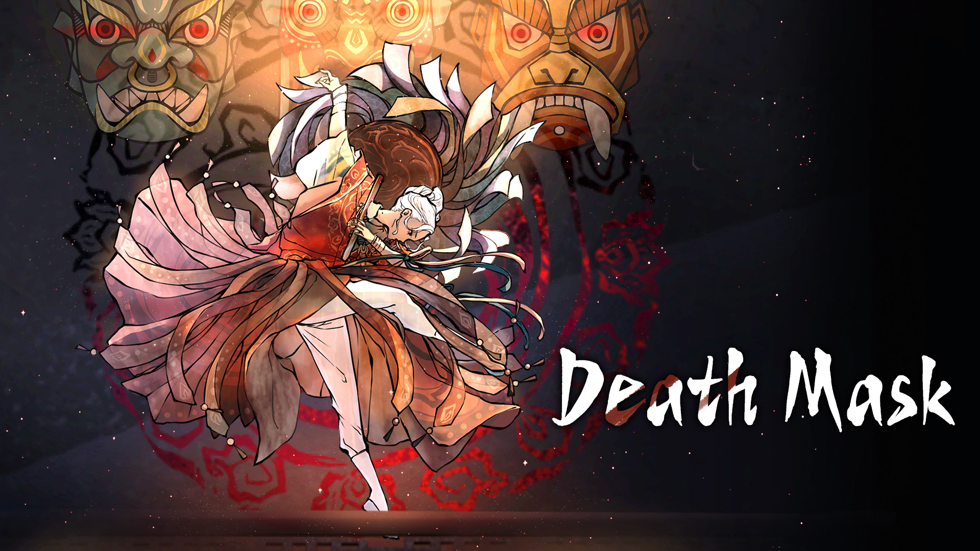 death mask vertical card thumbnail