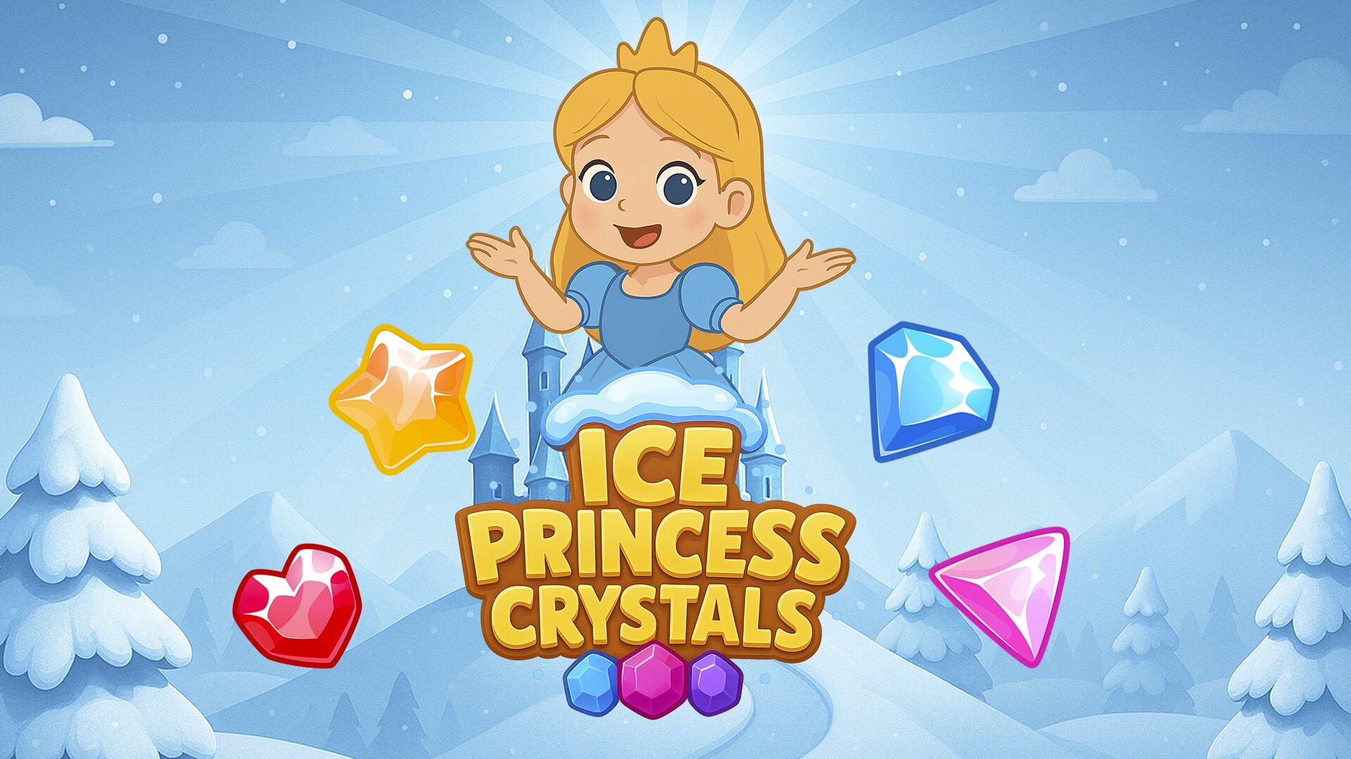 ice princess crystals vertical card thumbnail