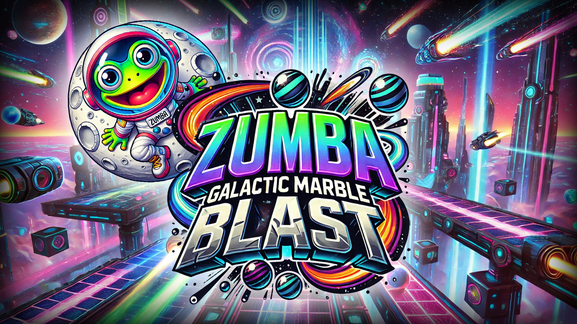 zumba - galactic marble blast vertical card thumbnail