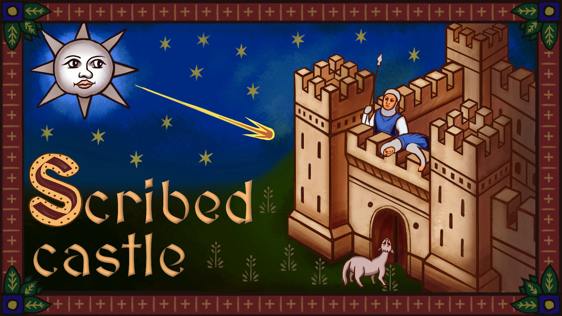 Scribed castle