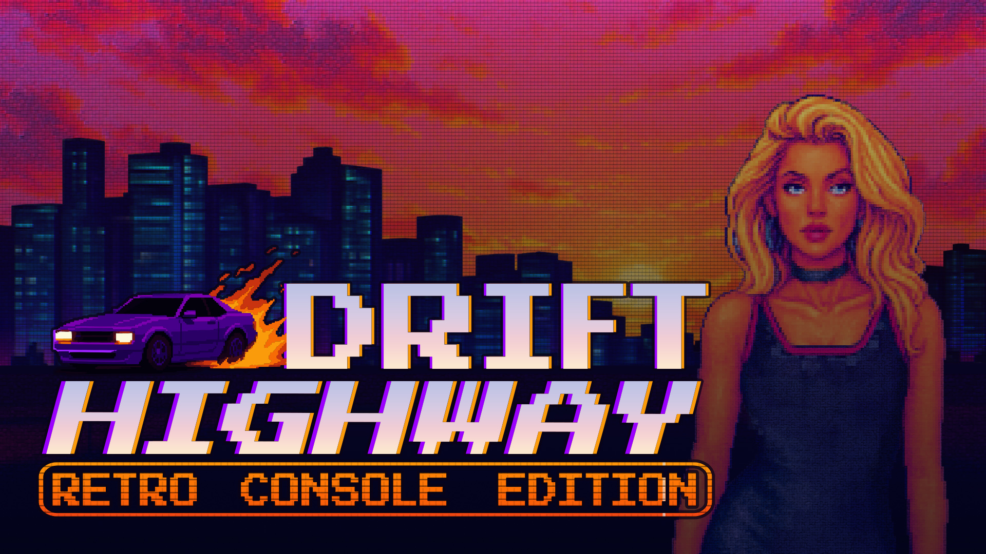 Drift Highway: Retro Console Edition screenshot thumbnail video