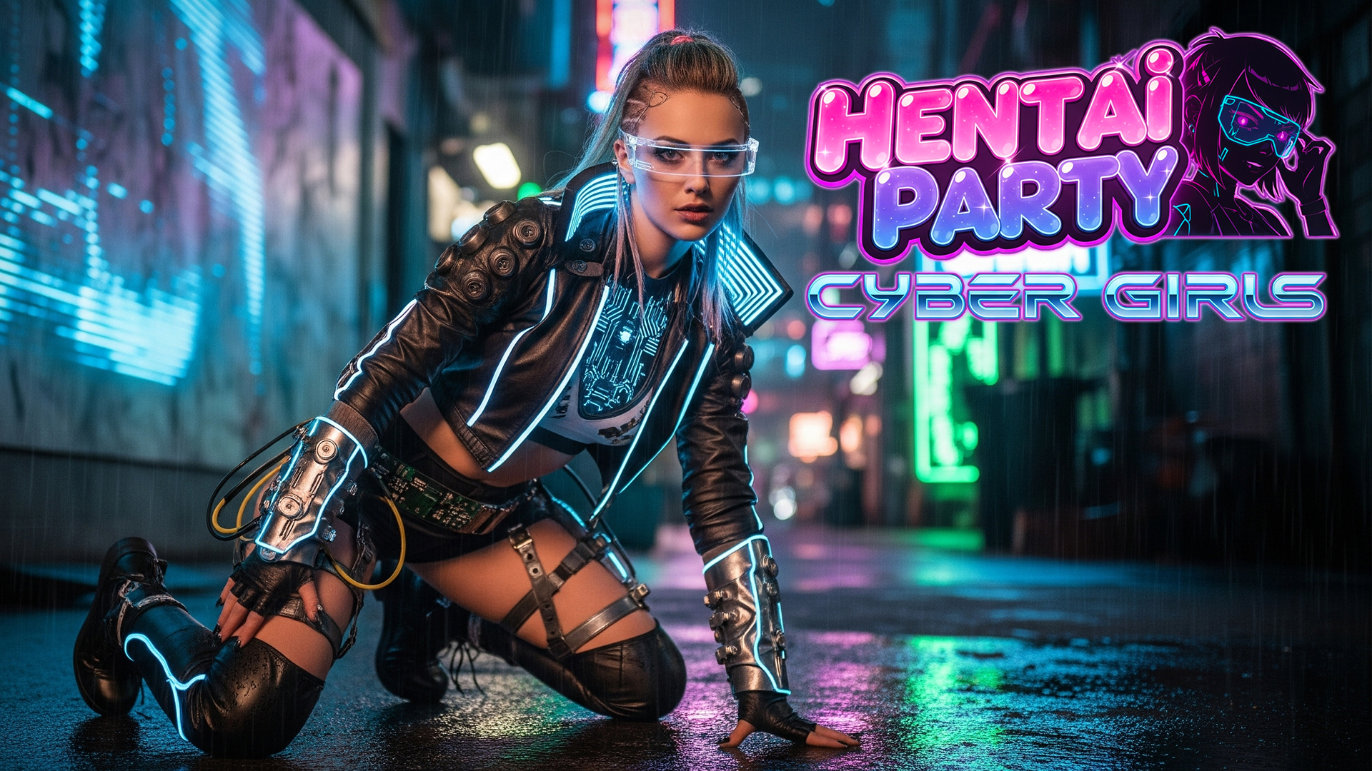 hentai party: cyber girls vertical card thumbnail