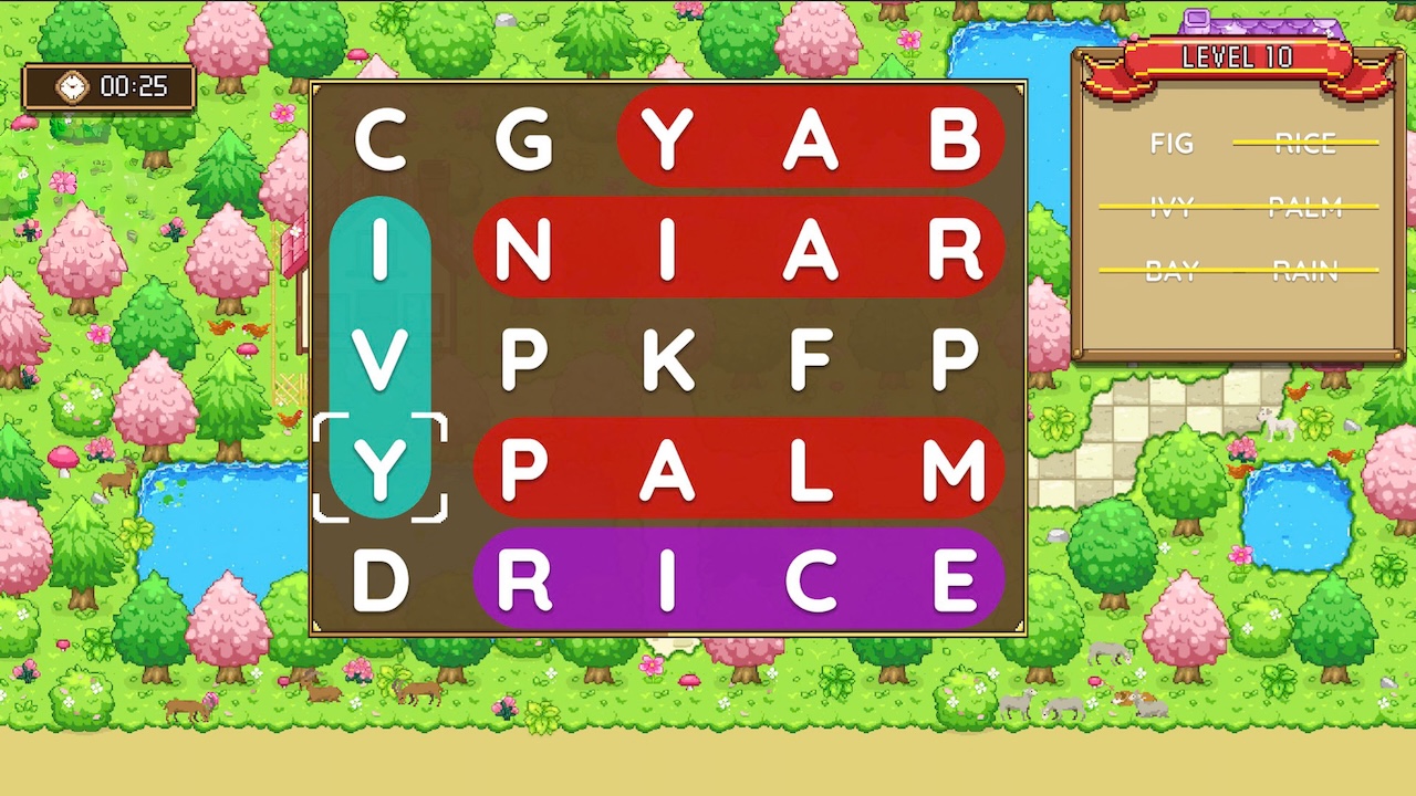 Word Quest Nature Nintendo Switch gameplay screenshot 2 of 6