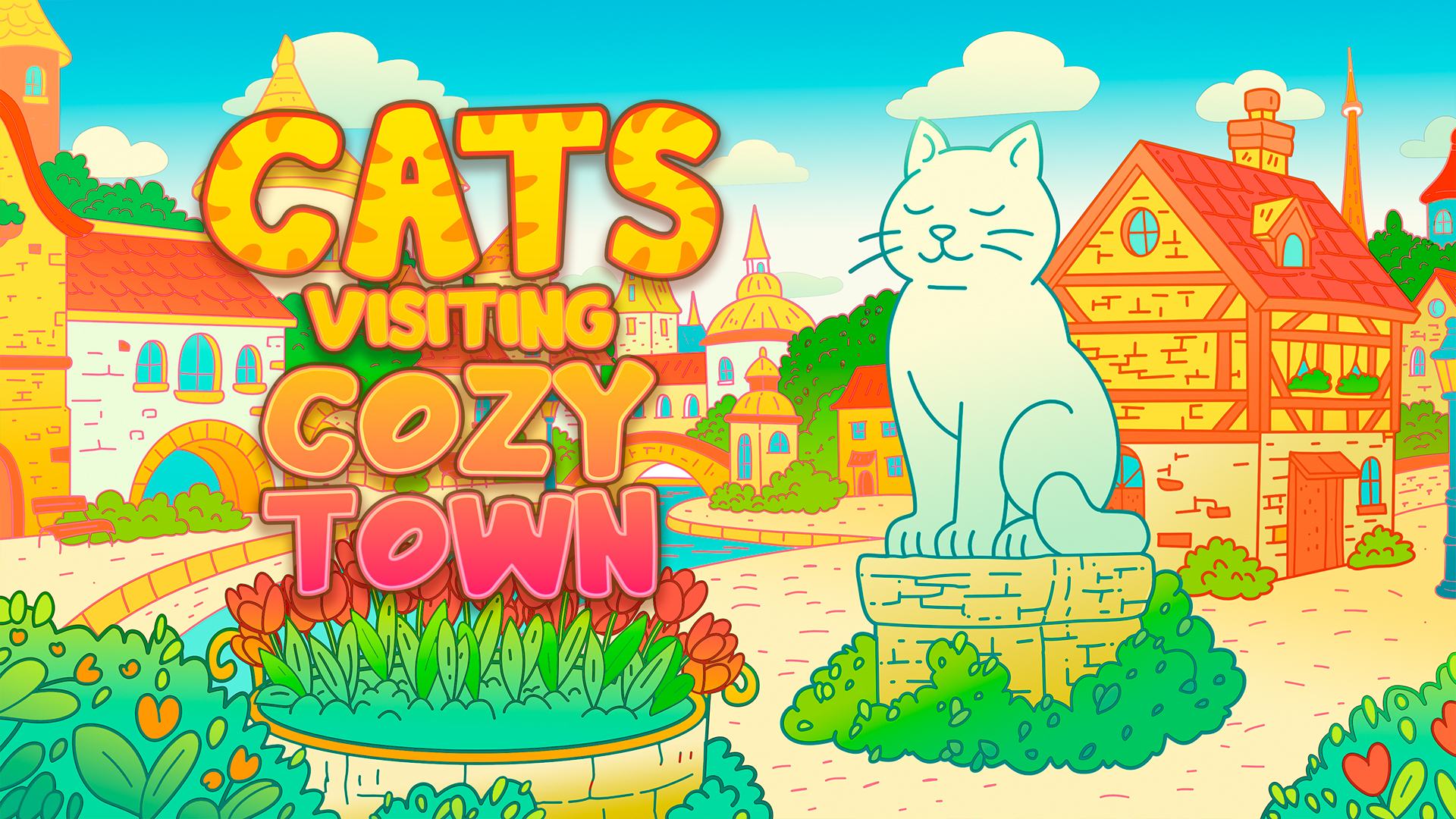 Cats Visiting Cozy Town