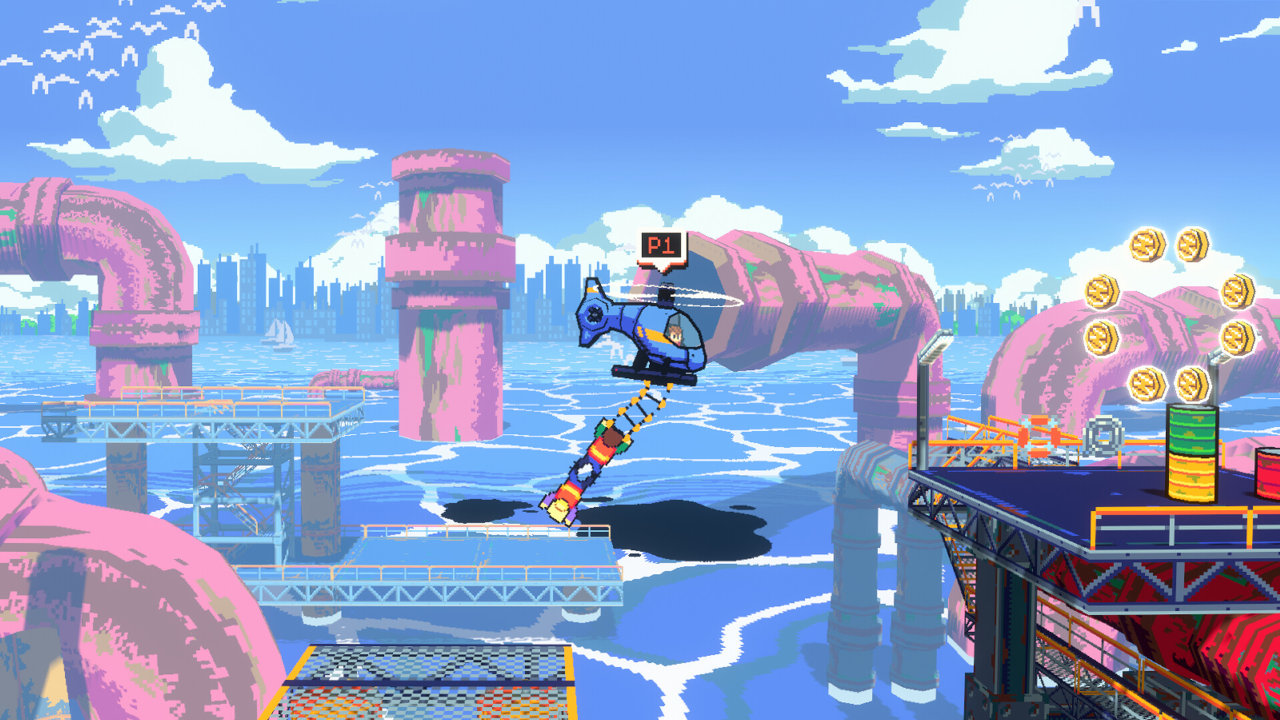 Choppa: Rescue Rivals Nintendo Switch gameplay screenshot 2 of 8