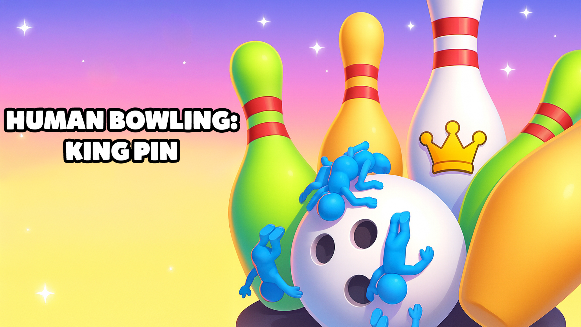 human bowling: king pin vertical card thumbnail