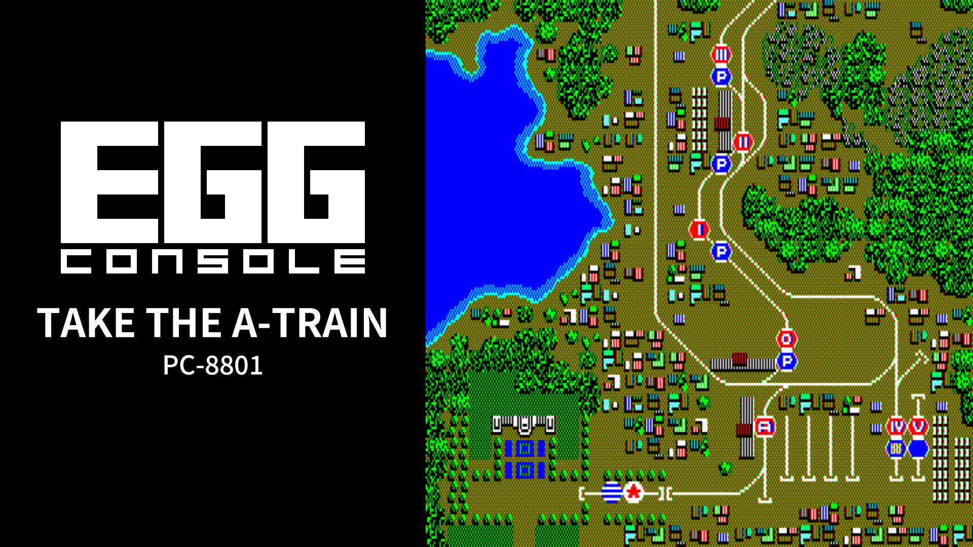 EGGCONSOLE TAKE THE A-TRAIN PC-8801
