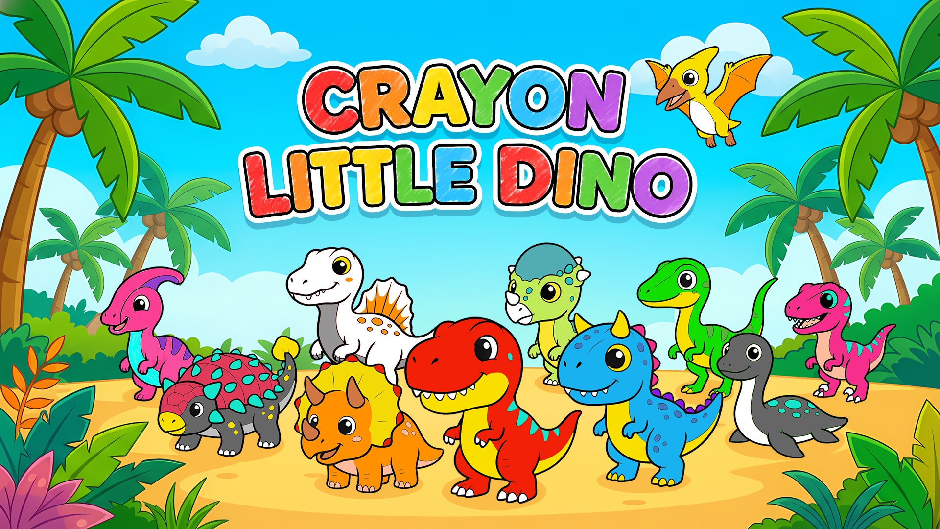 CRAYON LITTLE DINO