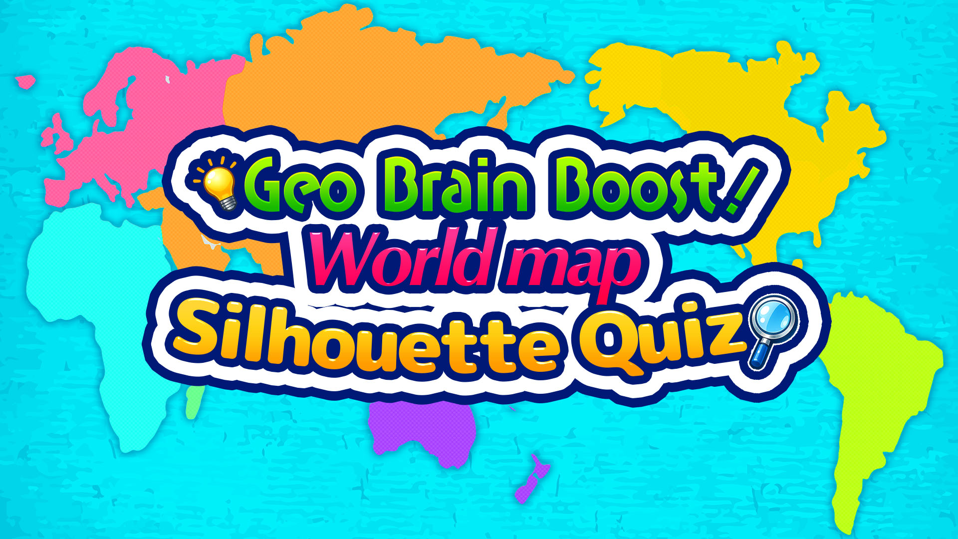 Geo Brain Boost! World Map Silhouette Quiz