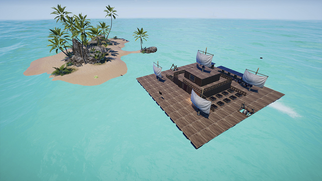 Ocean Shark Survival - Float Home Builder Simulator Screenshot Thumbnail 3