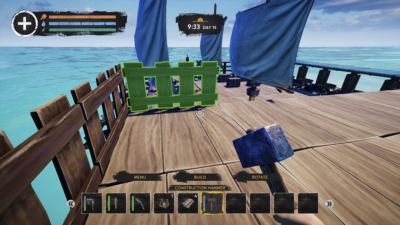 Ocean Shark Survival - Float Home Builder Simulator Screenshot Thumbnail 2