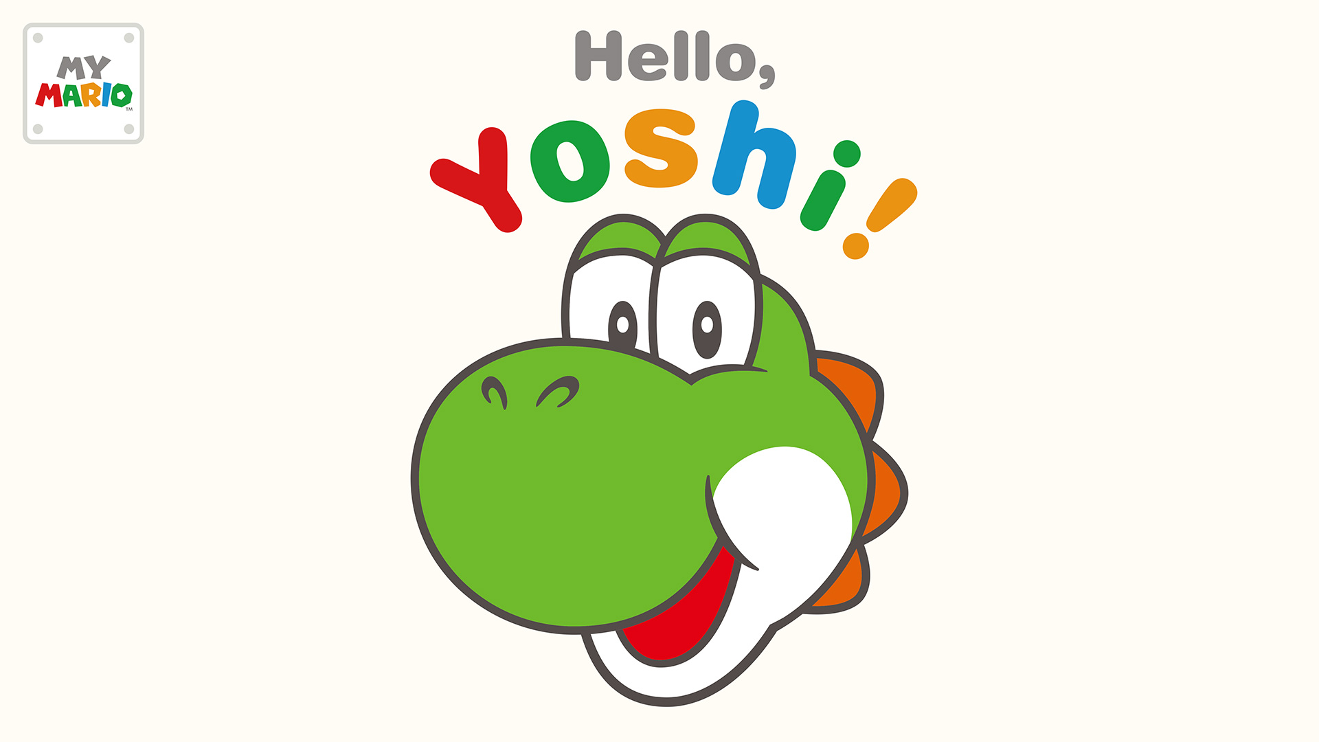 Hello Yoshi!