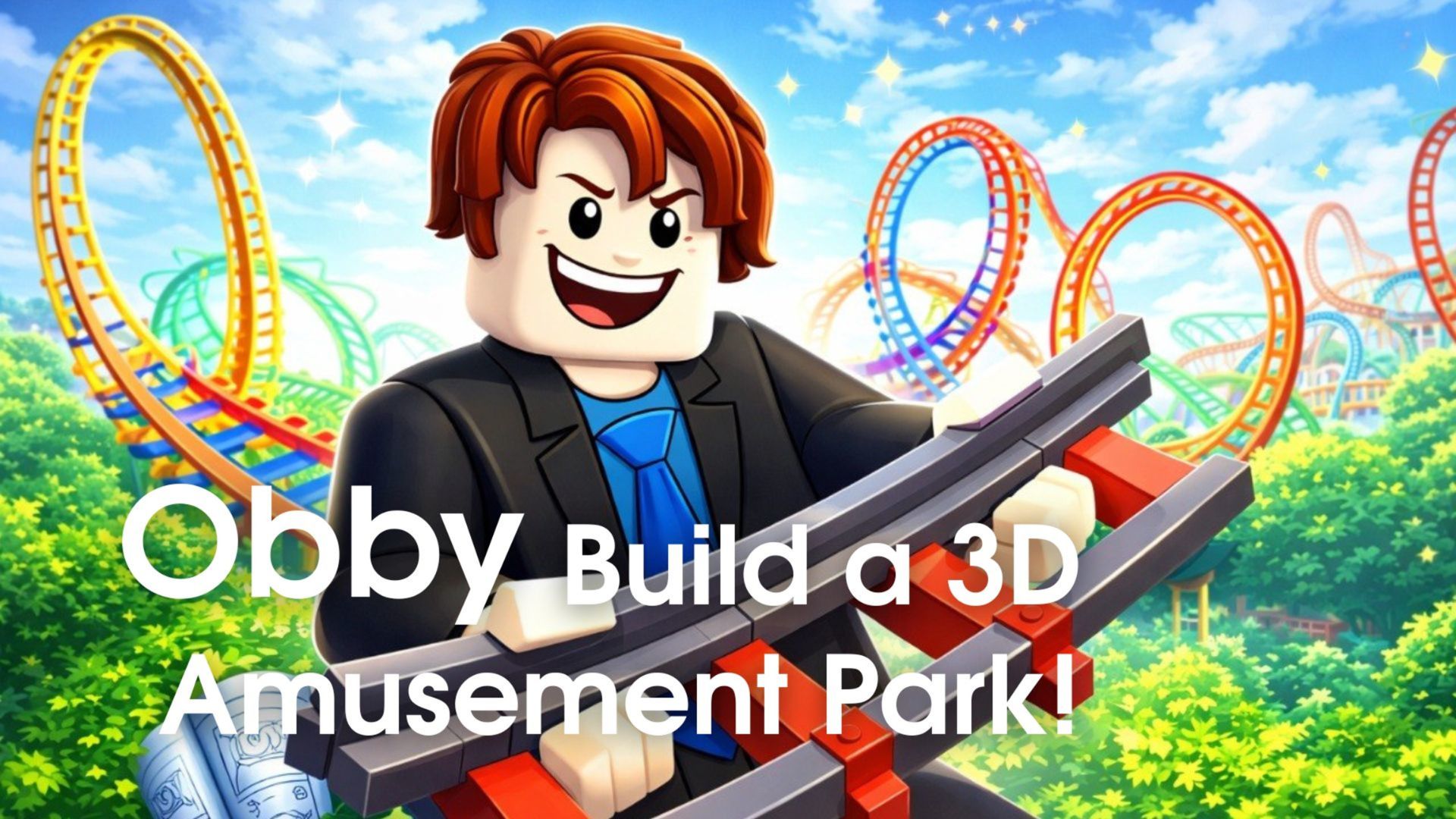 Obby: Build a 3D Amusement Park!