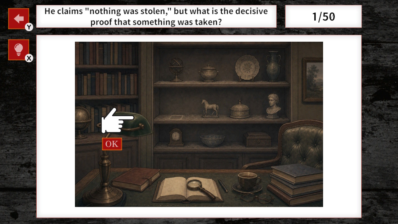 Perfect Crime Case Files Nintendo Switch gameplay screenshot 2 of 5