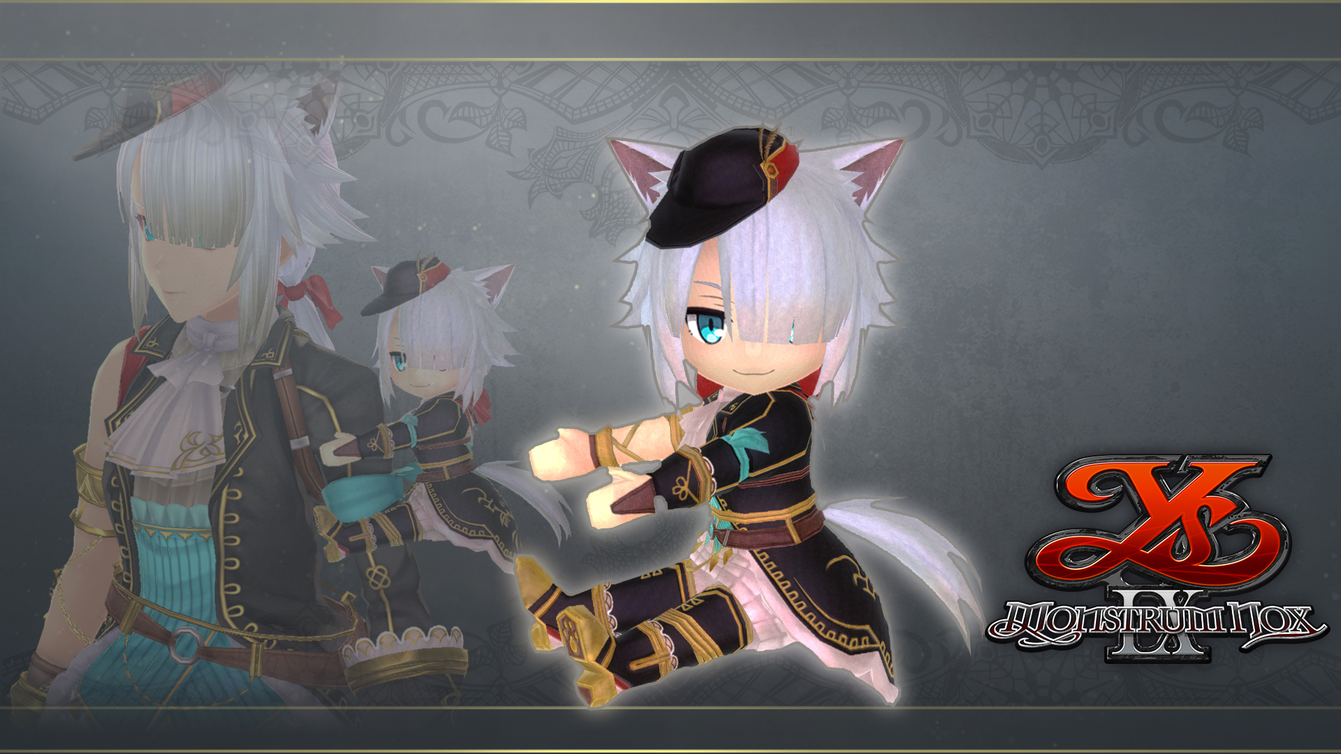 Ys IX: Monstrum Nox Ride-Along White Cat