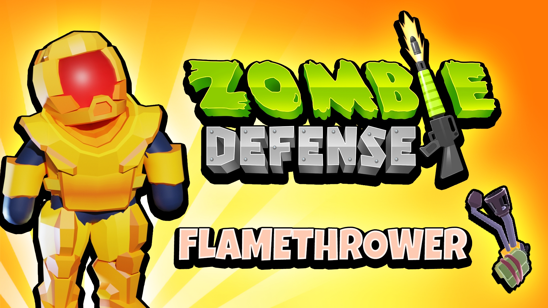 Zombie Defense: Flamethrower