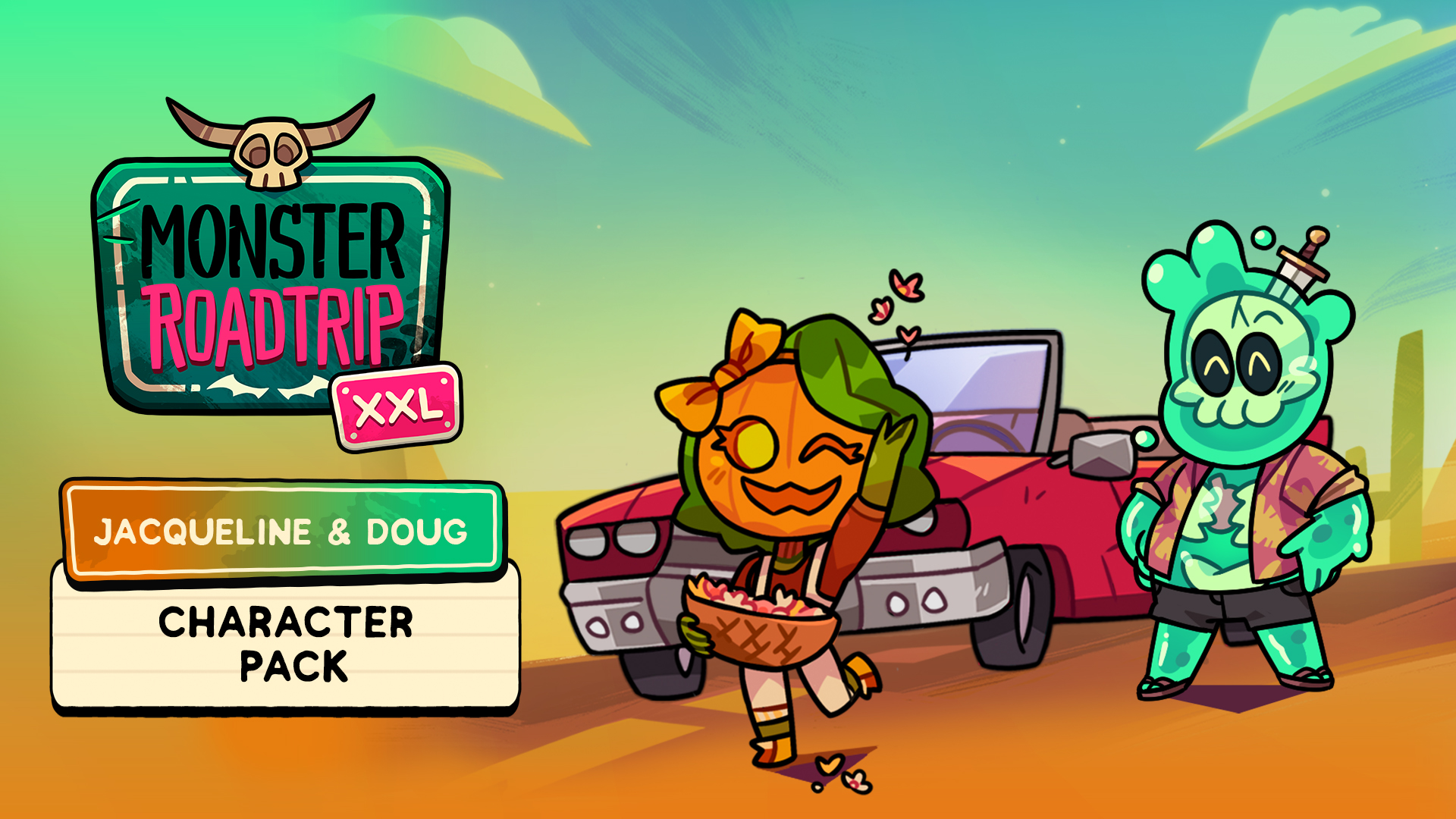 Monster Roadtrip - Jacqueline and Doug (Playable Character Pack)