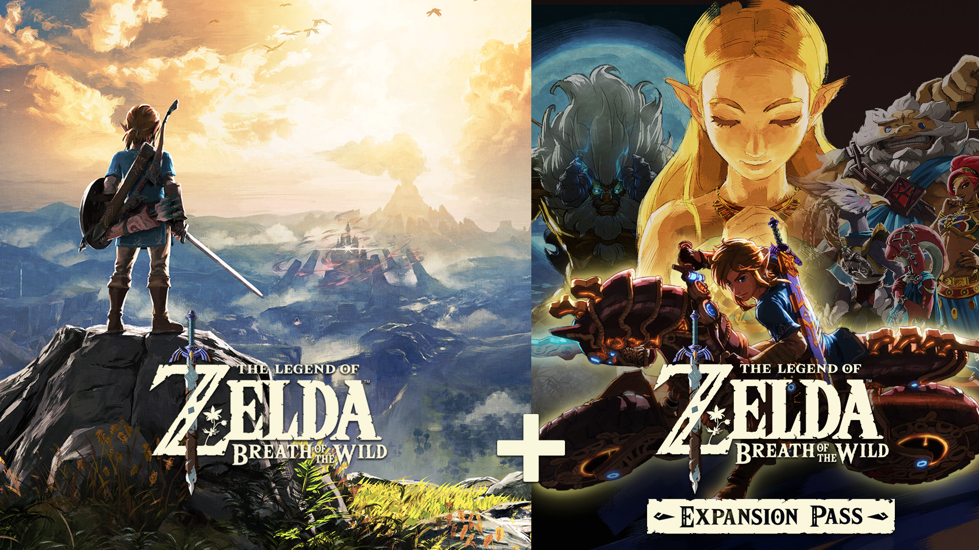 The Legend of Zelda: Breath of the Wild and The Legend of Zelda: Breath of the Wild Expansion Pass