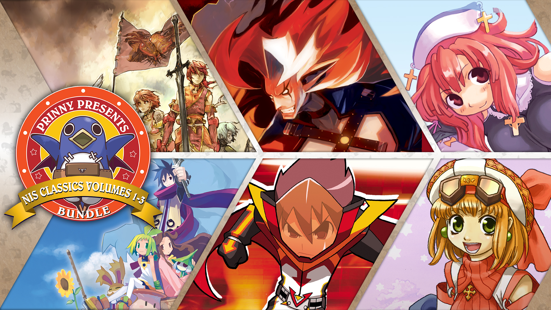 prinny presents nis classics volumes 1-3 bundle vertical card thumbnail