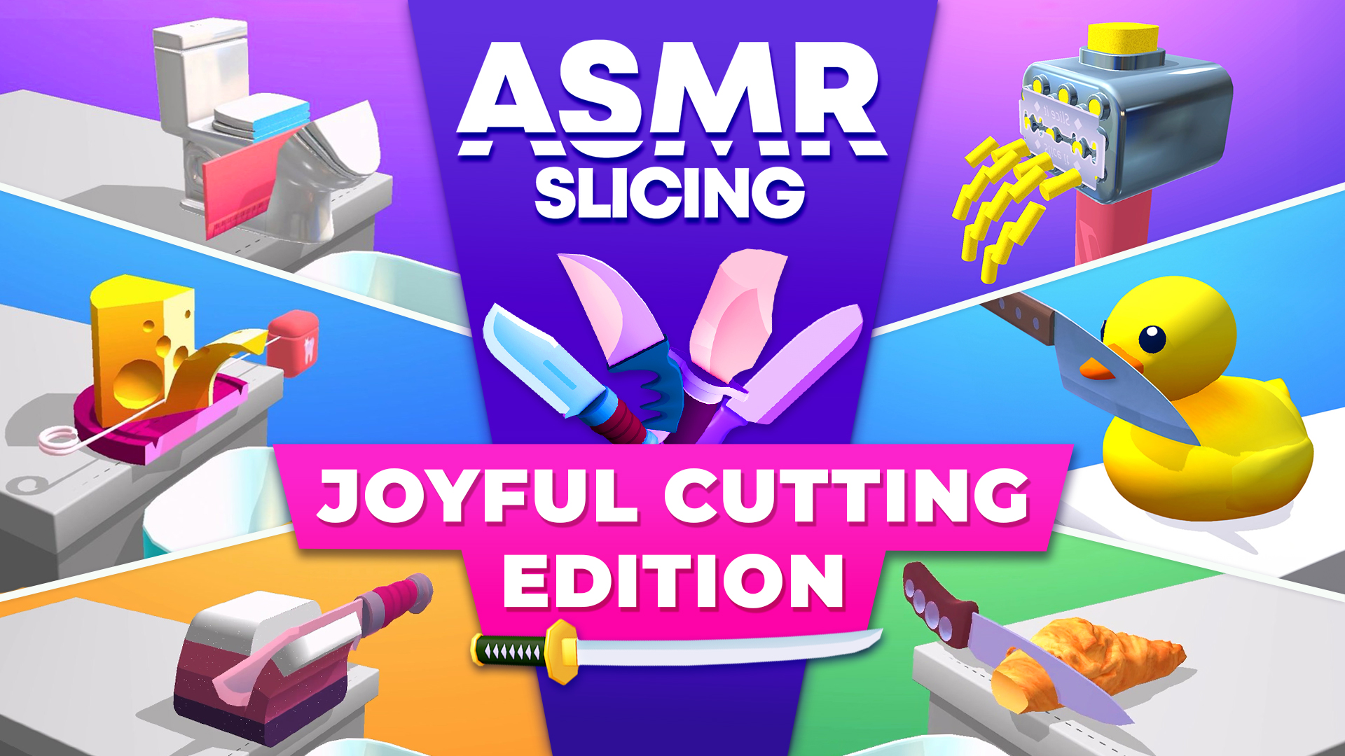 ASMR Slicing: Joyful Cutting