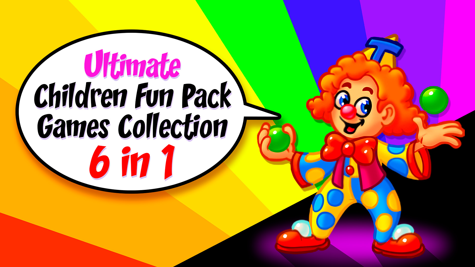 Children Fun Pack Games 6 in 1