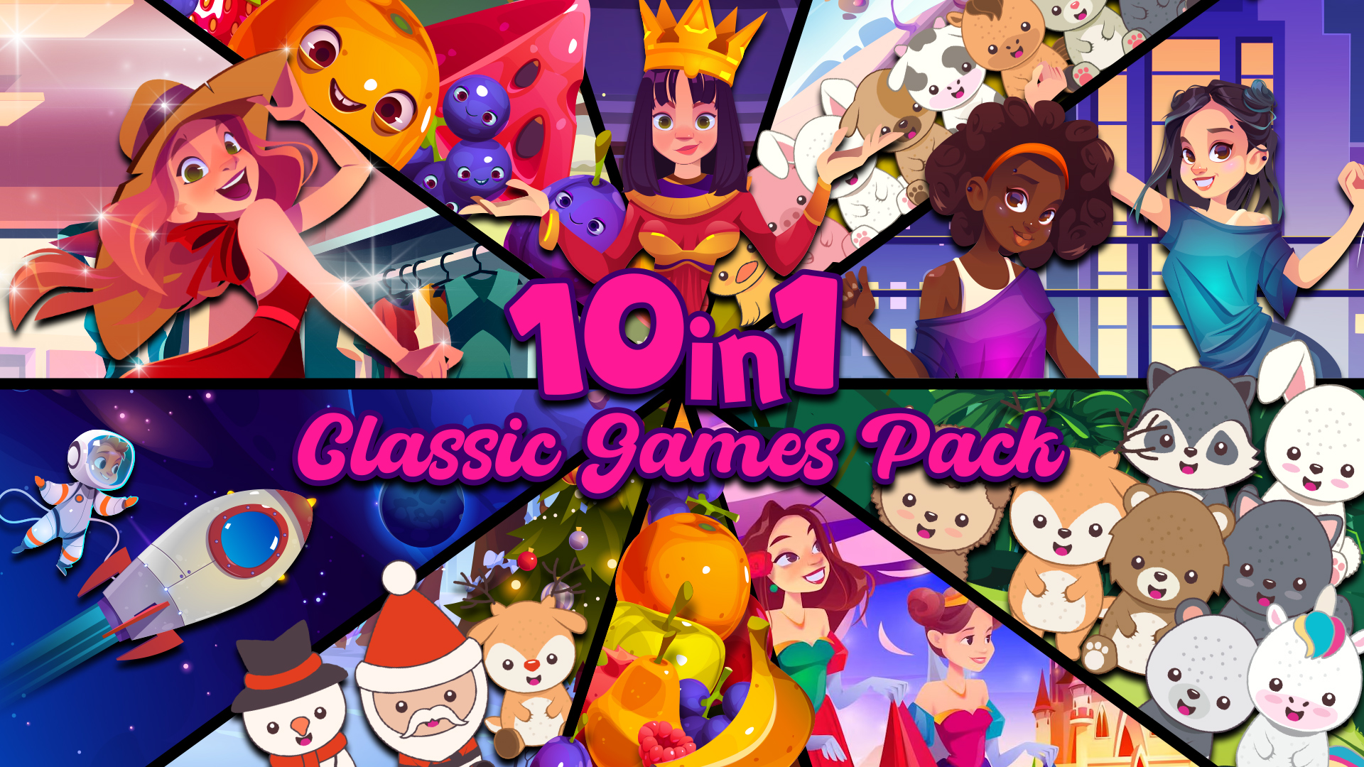 10 in 1 classic games pack vertical card thumbnail