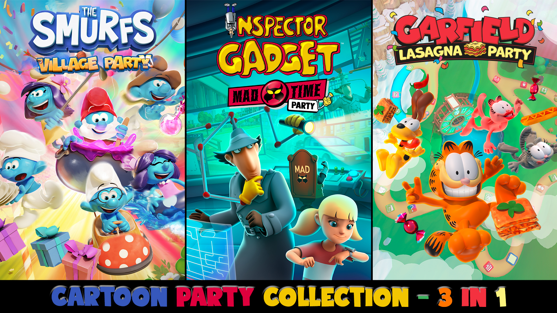 Cartoon Party - 3 in 1