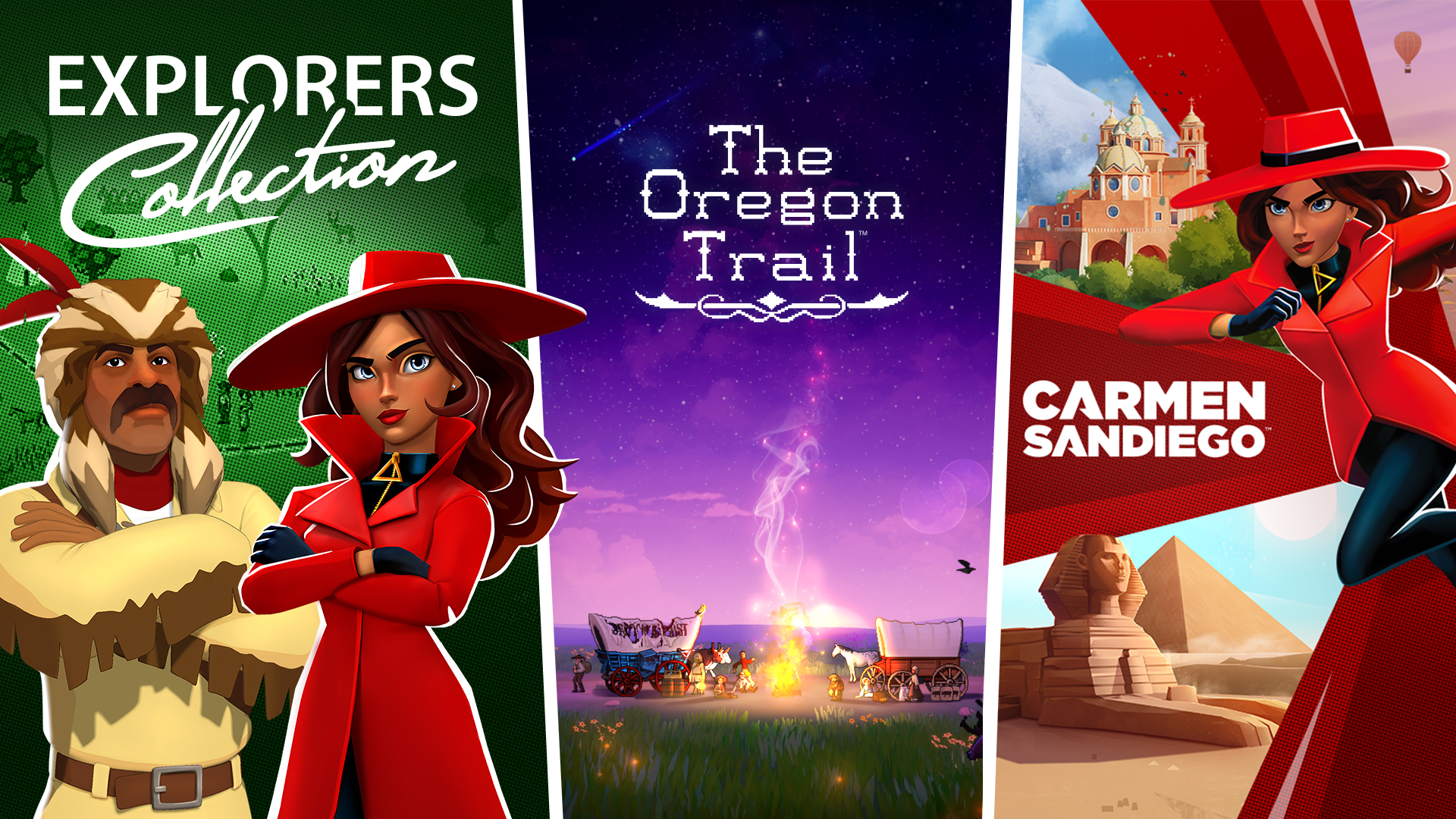 Explorers : The Oregon Trail & Carmen Sandiego