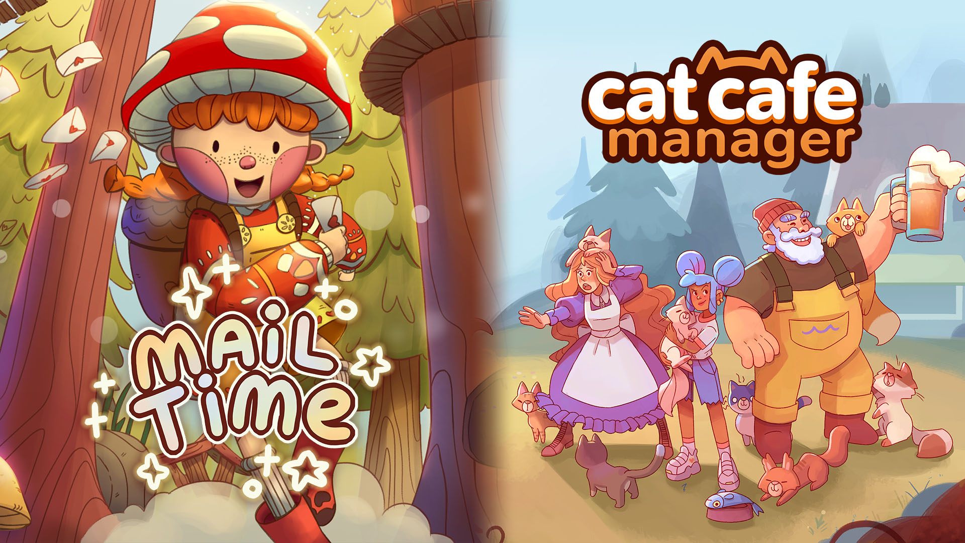 Mail Time + Cat Cafe Manager