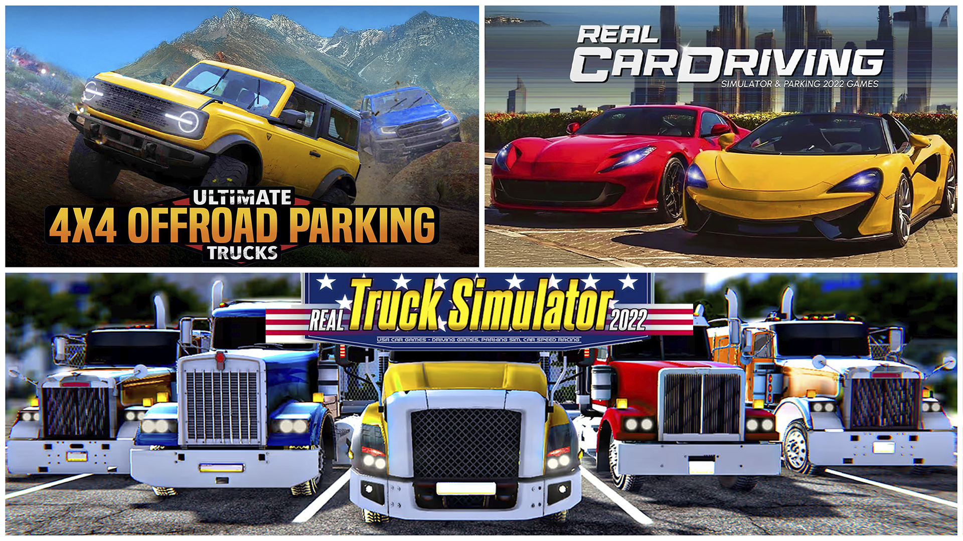 Real Truck Simulator USA & 4x4 Offroad & Real Car Driving Simulator
