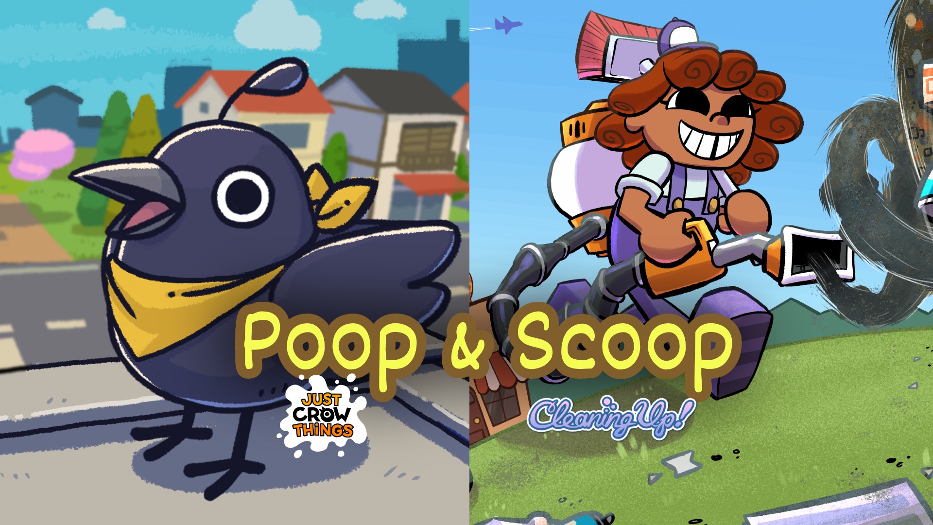 Poop & Scoop: Just Crow Things + Cleaning Up!