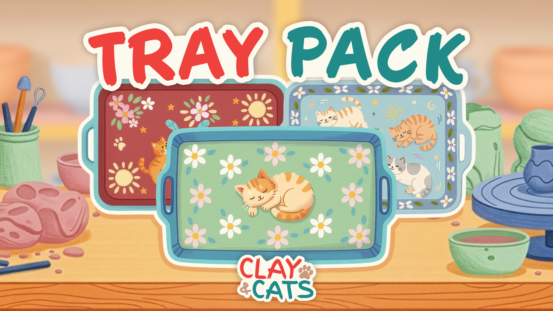 Clay&Cats Tray Pack