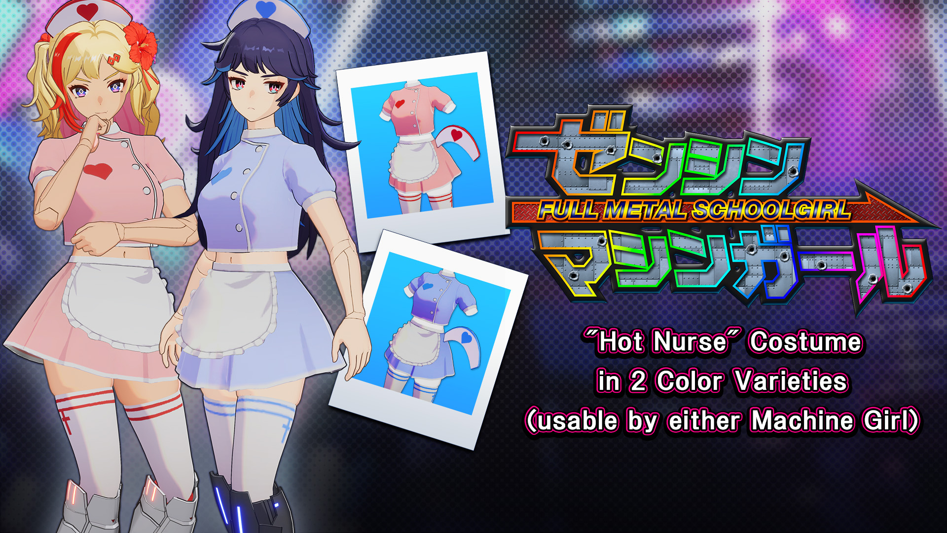 "Hot Nurse" Costume in 2 Color Varieties (usable by either Machine Girl)