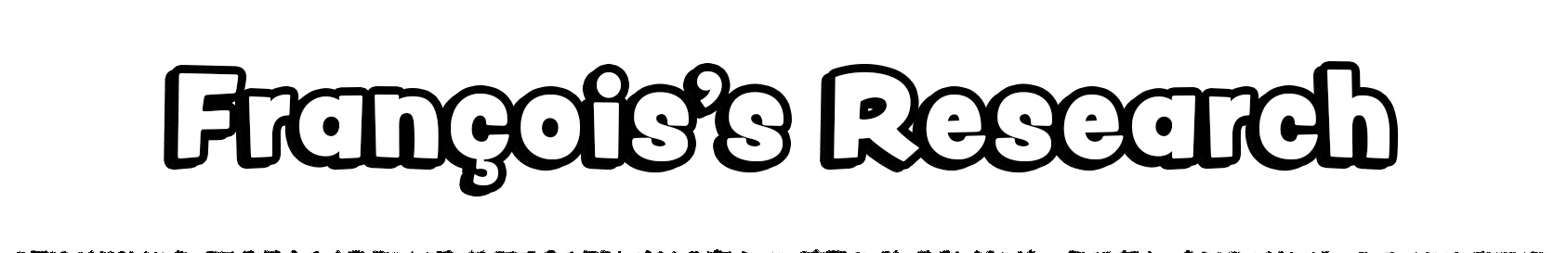 François's Research