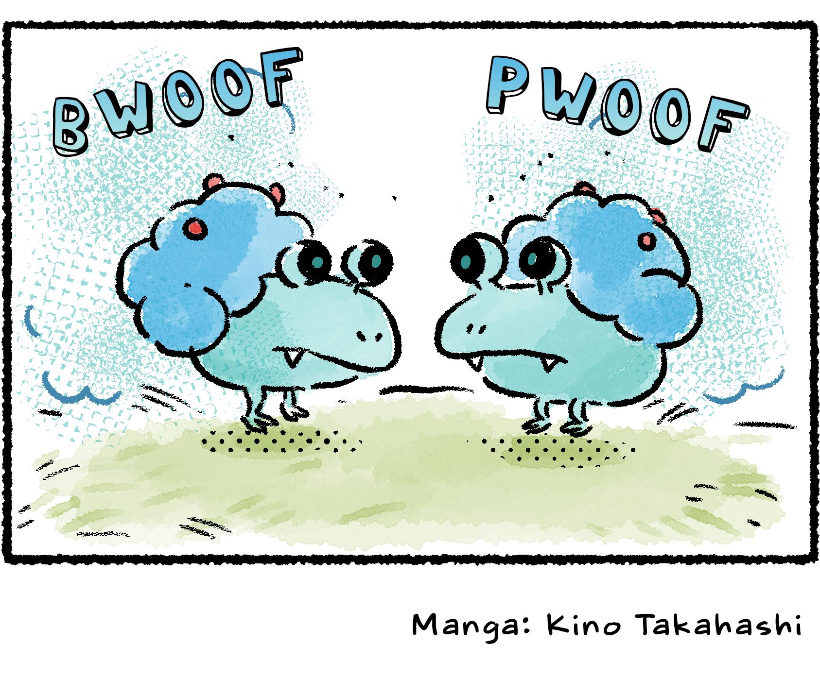 Panel four. The two Albino Dwarf Bulborbs have been turned into Moldy Dwarf Bulborbs. It would seem their fates were unkind.