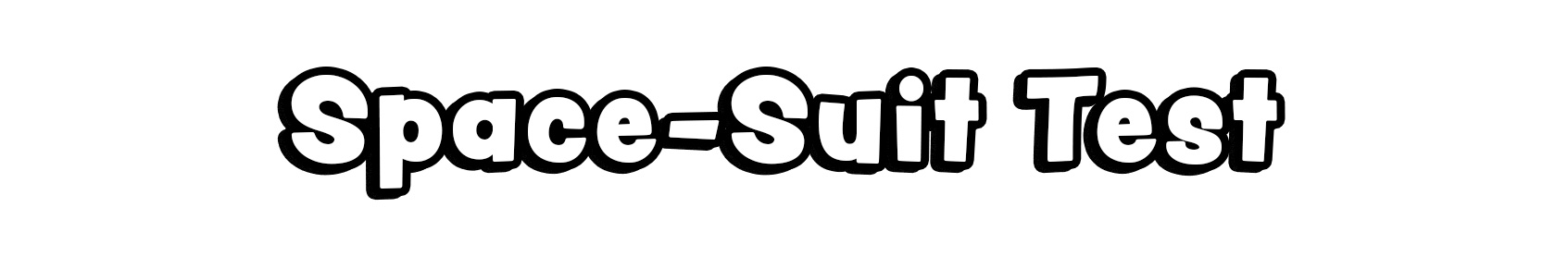 Space-Suit Test