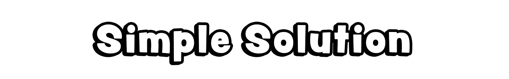Simple Solution