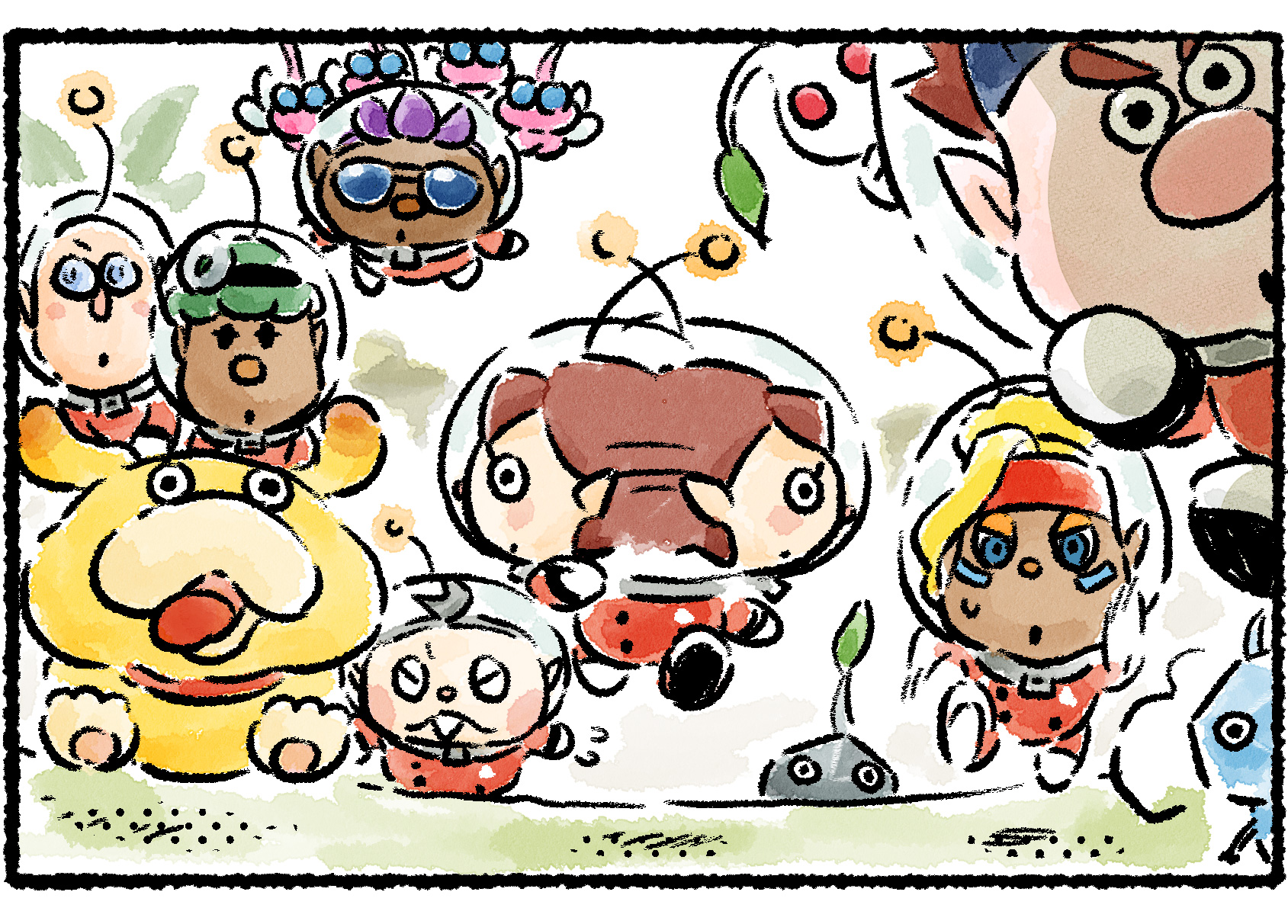 Panel three. The Rescue Officer looks around and sees Collin, Shepherd, Bernard, and the rest of the crew nearby. They aren't on the ship either.