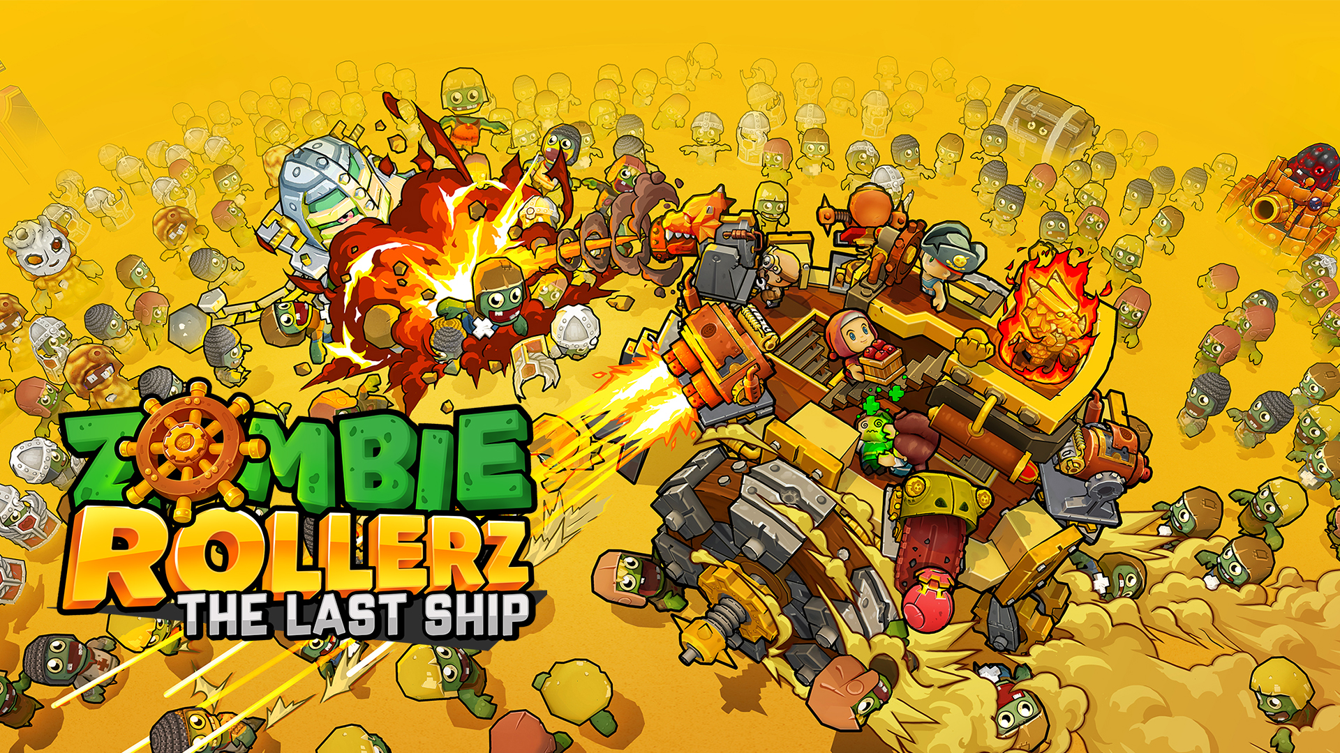 Zombie Rollerz: The Last Ship screenshot 1